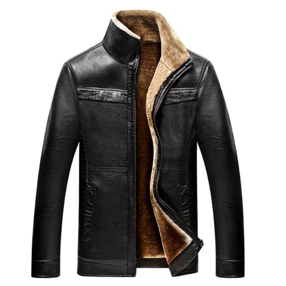 BRAND NEW WINTER Mens FAUX Sheepskin Coat JACKET